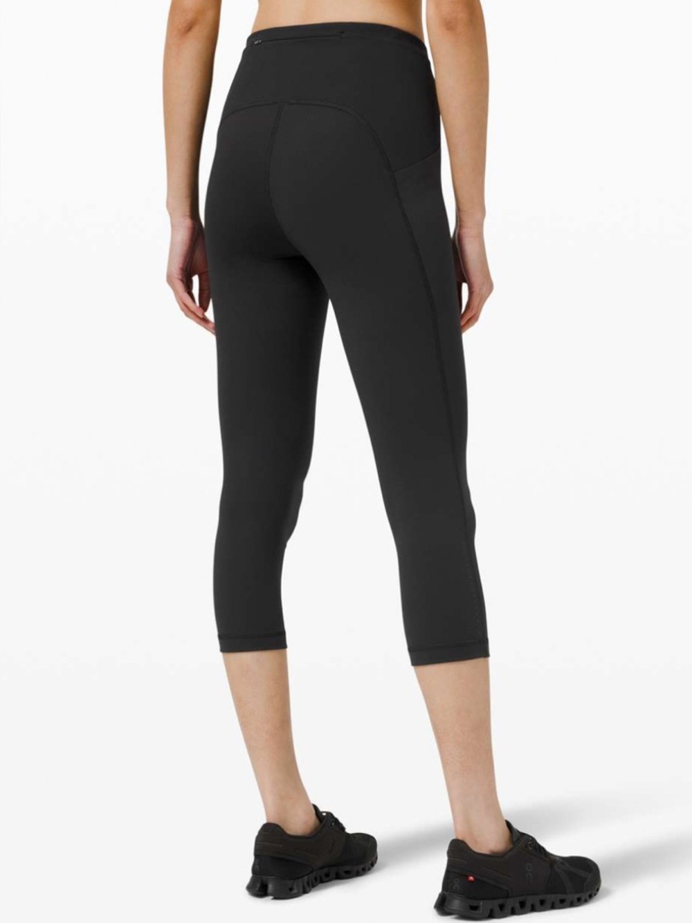 LULULEMON Swift Speed High-Rise Crop 21" - Black - Size 4